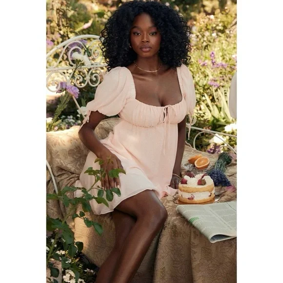 House of CB PRINCESS Pink Quartz Mini Dress - Picture 2 of 9